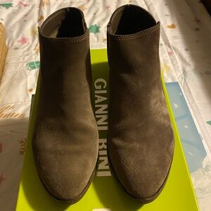 Gianni Bini Taupe Ankle Boots